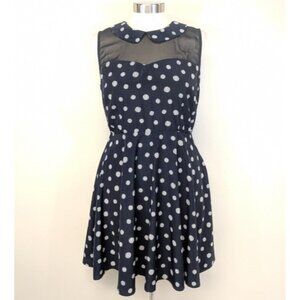 Three Ena Polka Dot Fit & Flare